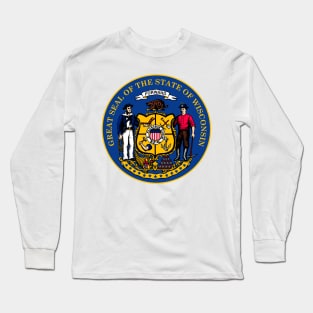 Wisconsin State Seal Long Sleeve T-Shirt